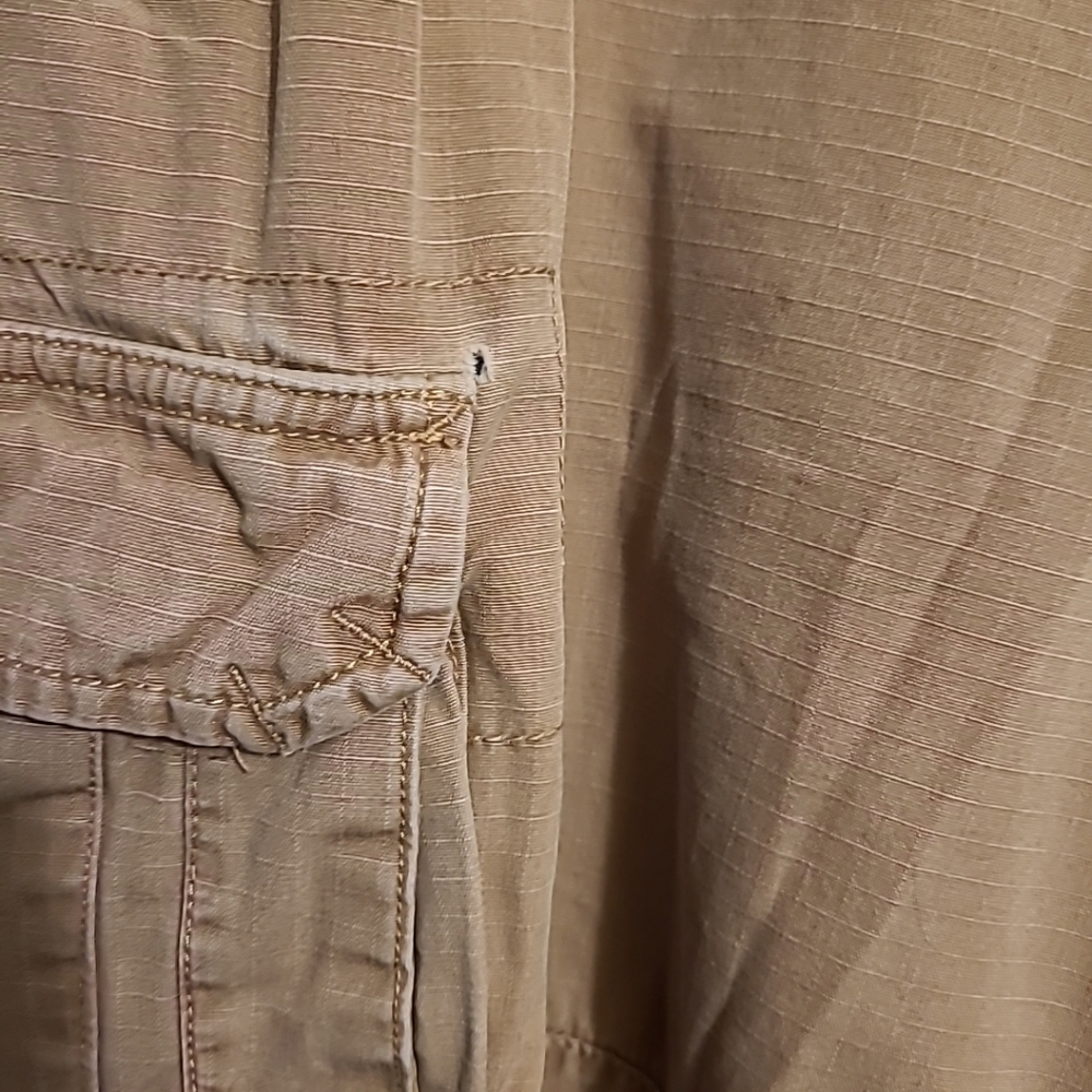 Faded Glory Men's Cargo Pocket Shorts Khaki Tan Size 34 - Picture 3 of 7